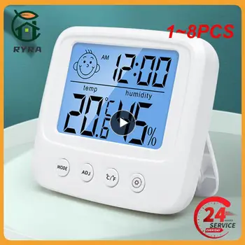 1-8 шт Цифровой ЖК-удобный датчик температуры в помещении, Измеритель влажности, Термометр, Гигрометр