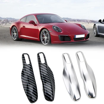 1 Пара чехлов для ключей от автомобиля Porsche Cayenne Macan 911 Boxster Cayman Panamera Пластиковый чехол-подставка для ключей