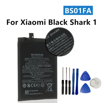100% Оригинальный Аккумулятор BS01FA 4000 мАч Для Xiaomi Black Shark 1/Black Shark Dual SIM TD-LTE/SKR-A0 AWM-A0 BB01FA Аккумулятор + Инструменты