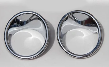 2 шт Серебристый Передний противотуманный фонарь Рамка Лампы Отделка фар Декор Молдинги ABS Хромированные Аксессуары для BMW X5 F15 2014 2015