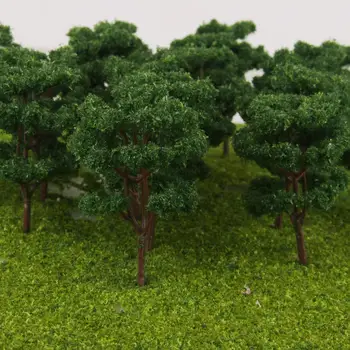 25ШТ 6,8 см Модели деревьев Наборы поездов Макет железной дороги Садовый пейзаж