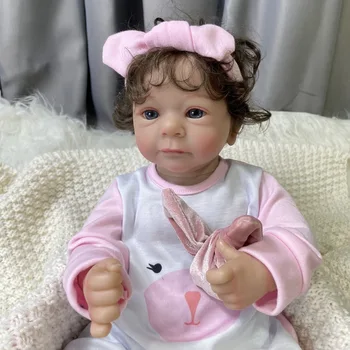 43 см Реалистичная Кукла-Реборн Felicia Baby Reborn, Силиконовая виниловая ткань, мягкие игрушки для детей, Рождественские украшения