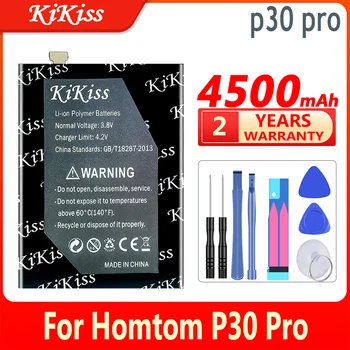 4500 мАч KiKiss 100% Новый аккумулятор p30 pro для аккумуляторов мобильных телефонов Homtom P30Pro