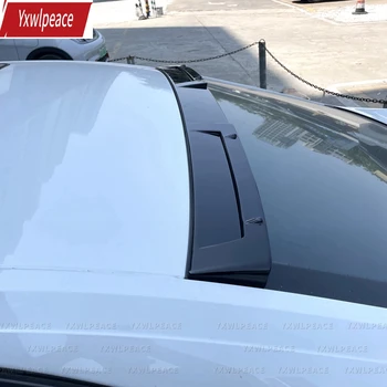 ABS Глянцевый Черный/Карбоновый Спойлер на крыше заднего стекла для Фольксваген Джетта МК7 2019 2020 2021 2022