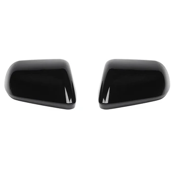 ABS Черная Боковая дверь, Зеркало заднего вида, Накладка, Аксессуары для Ford Mustang 2015-2020