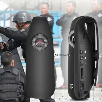 HD 1080P 130 ° Мини-видеокамера Dash Cam Полицейский корпус Камера движения мотоцикла, установленная сзади камера