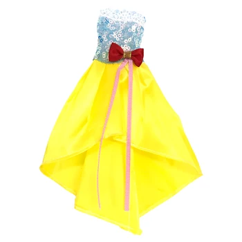 NK1 Шт 1/6 Модная праздничная юбка принцессы для куклы Барби, одежда, аксессуары для желтого платья, наряды, подарочная игрушка для девочек