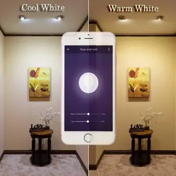RGB WiFi Беспроводная умная лампа с приложением дистанционного управления 5 Вт GU10 Умная лампа с голосовым управлением для Alexa Google Assistant Умный дом