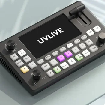 UViDedign M/E Видеомикшер UVLIVE M/E с Многофункциональным Микшером для Прямой трансляции с 4 * HDMI-входом для SPROLINK NEOLIVE R2 Plus