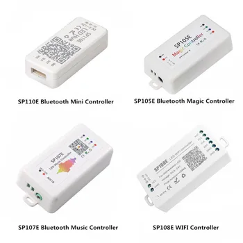 WS2812B WS2811 Светодиодные ленты Bluetooth/Музыка /WIFI Пиксельный контроллер SP105E SP107E SP108E SP511E SP601E SP602E SP608E SP801E