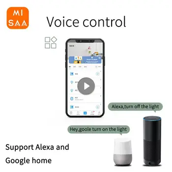 Автоматизация умного дома, Поддержка беспроводного переключателя Wifi, двустороннее управление, совместимое с Alexa Google Home, умный выключатель Diy