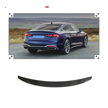Автоматический карбоновый спойлер Из Углеродного Волокна, Задний Спойлер Багажника для Audi A5 S5 RS5 Sline 2017-2022