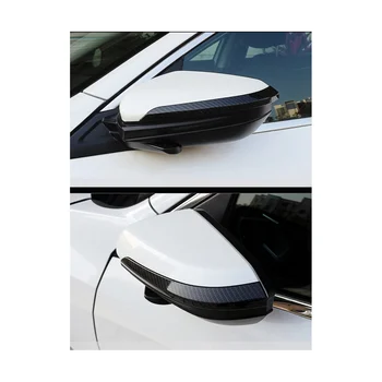 Автомобильное Карбоновое Боковое Зеркало Заднего Вида С Отделкой Из Углеродного Волокна, Накладка На Наружное Зеркало, Наклейки для Honda 10Th Gen Civic 2016-2020
