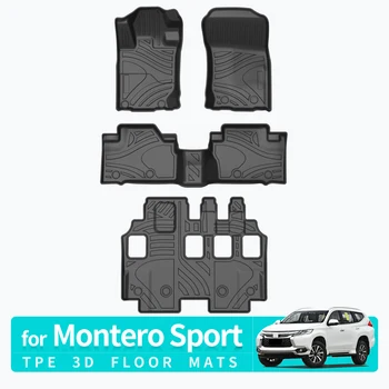 Автомобильные коврики из TPE для Mitsubishi Pajero Montero Sport, Противоскользящие водонепроницаемые Аксессуары для интерьера