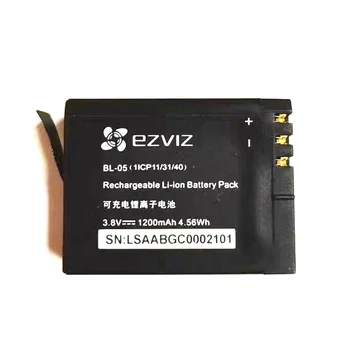 Аккумулятор Ezviz BL-05 Оригинальная аккумуляторная батарея емкостью 1200 мАч для экшн-камеры Ezviz S5 Plus, Запасные аксессуары