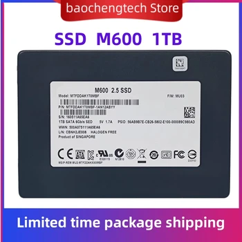 Бесплатная Доставка M600 2.5 SSD 1TB MLC SATA3 Внутренний Твердотельный Накопитель Жесткий Диск 1T для Настольного Ноутбука Micron
