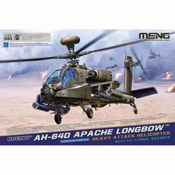 Вертолет MENG QS-004 1/35 AH-64D Apache Longbow - комплект масштабной модели