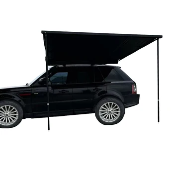 Выдвижной корпус из алюминиевого сплава 2,5 М, Внедорожный кемпер с 4WD, Водонепроницаемая автомобильная палатка 420D Oxford 4x4, Боковой тент для кемпинга