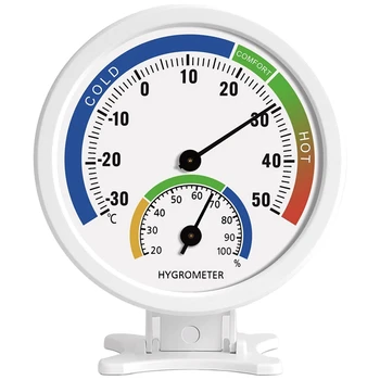 Гигрометр Термометр Внутренний Наружный Влагомер 3-дюймовый измеритель влажности Монитор с настольной подставкой
