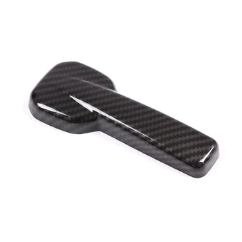 Для Ford Ranger Everest 2015 + Кнопка регулировки талии автокресла, наклейка для отделки крышки, аксессуары для интерьера из углеродного волокна