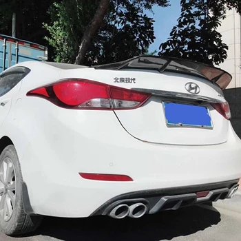 Для Hyundai Elantra Avante Спойлер из углеродного волокна/FRP Грунтовка Заднее Крыло R-type Спортивные Аксессуары 2012-2016