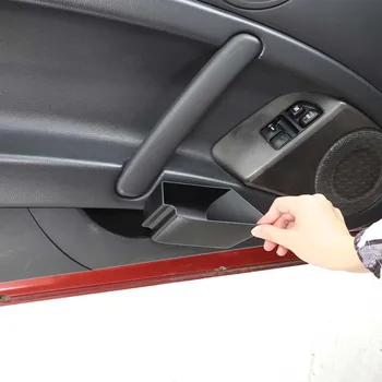 Для Mitsubishi Eclipse 2006-2011 Отсутствие ABS Коробка для хранения дверей Автомобиля Дверной подлокотник Ручка Держатель контейнера лоток Автомобильные аксессуары