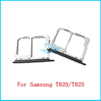 Для Samsung Galaxy TabTab S3 9.7 T820 T825 Считыватель лотков для sim-карт и SD-карт, слот для замены адаптера, Запасные части
