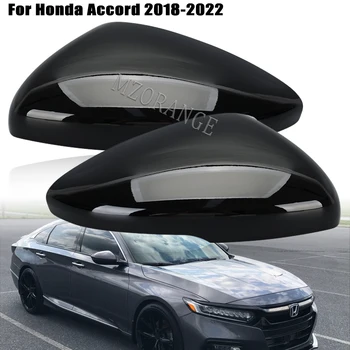 Замена Крышки Дверного Крыла Зеркала Заднего Вида для Honda Accord 2018 2019 2020 2021 2022 Черный С Лампой Автомобильная Деталь
