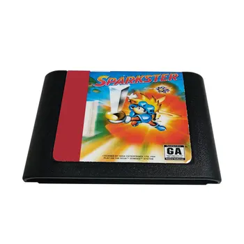 Картридж SPARKSTER 16-битная игровая карта MD для Sega Mega Drive и для оригинальной консоли