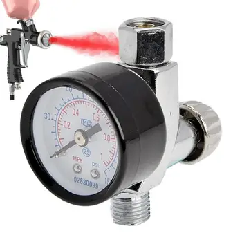 Клапаны регулятора давления воздуха Регулятор с манометром для системы подачи сжатого воздуха Герметичные и точные клапаны регулировки воздуха