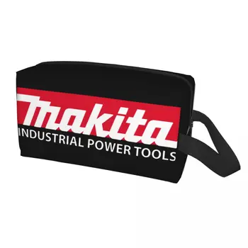 Косметичка Makitas Power Tools для женщин, косметический органайзер для путешествий, модные сумки для хранения туалетных принадлежностей