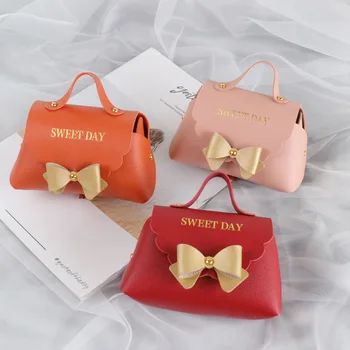 Креативная сумочка Ins с бантом, подарочная коробка, коробка для принадлежностей на день рождения, Женская сумочка для монет, кожаная сумка для свадебных сувениров
