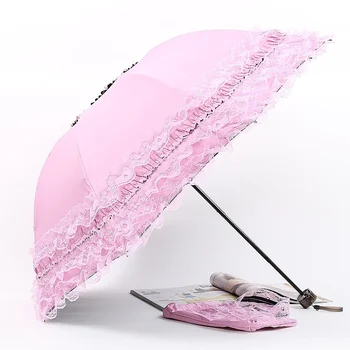 Кружевной зонт с утолщением в виде 8 косточек, защита от ультрафиолета, кружевной зонт с черным клеем (большой уличный зонт, пожалуйста, отправьте в магазин уличной мебели)