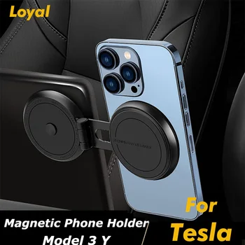 Магнитный держатель для телефона Tesla Model 3/Y Аксессуары Крепление для телефона Совместимо с iPhone 12/13/14 Автомобильные держатели для мобильных телефонов