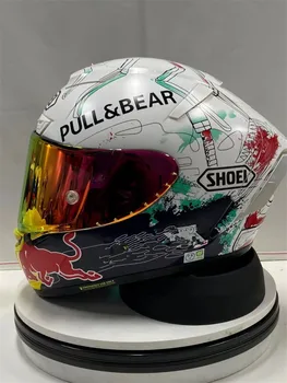 Мотоциклетный шлем X14 с рисунком Маркеса, шлем для верховой езды, шлем для мотокросса, шлем для мотобайка