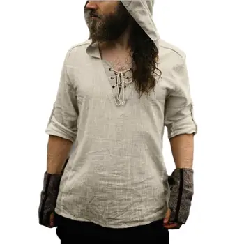 Мужская футболка с капюшоном и шляпой Сверху, дышащая толстовка, однотонная летняя футболка с длинными рукавами, мужская одежда