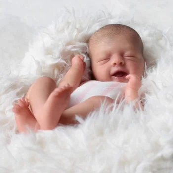 Мягкий на ощупь Незаконченный Набор куклы-Реборн Ручной сборки Для младенцев Real Emotions Baby