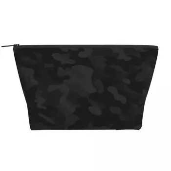 Немецкий Военный камуфляж, Камуфляжная сумка для туалетных принадлежностей, Женская Тактическая Армейская косметика, косметический органайзер, коробка для хранения косметики