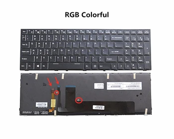 Новая Американо-Русская клавиатура с RGB подсветкой для Clevo P650 P651 SE P655 P671 P671SG P650HP3 P670RE3 P670RG P650RE3 P650RE6 Keyboard RU