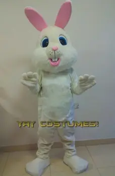 Новая Горячая распродажа для взрослых, Модный Мультяшный костюм талисмана Foam Rabbit, Плюшевое Рождественское маскарадное платье, Костюм талисмана на Хэллоуин