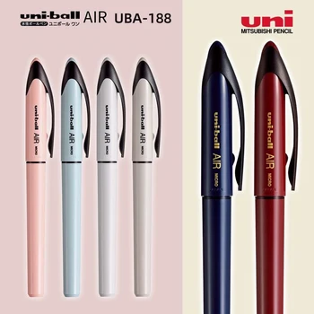 НОВАЯ ручка UNI Black Technology Pen UBA-188 Gold с ограниченным тиражом и простой подписью, прямая жидкая ручка с бесплатным контролем чернил 0,5 мм