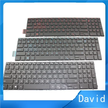 Новинка для Dell P66F001 P72F001 P72F002 P75F002 P75F003 Клавиатура с подсветкой США белый синий красный