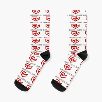 Носки F1 - Charles Leclerc CL, женские компрессионные носки, чулки, happy socks, мужские хлопчатобумажные носки, мужские носки