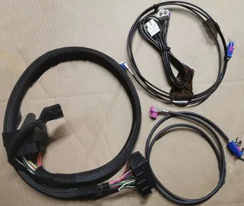 Обновление радиоприемника MIB STD2 ZR NAV Discover Pro лучшего качества установка кабеля адаптера жгута проводов для VW Golf 7 MK7 Passat B8