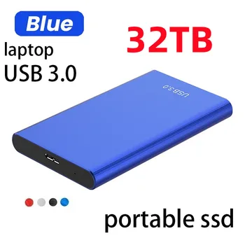 Оригинальный Высокоскоростной SSD 4 ТБ Портативный Внешний Твердотельный Жесткий диск С интерфейсом USB3.0 2 ТБ HDD Мобильный Жесткий диск Для ноутбука/mac