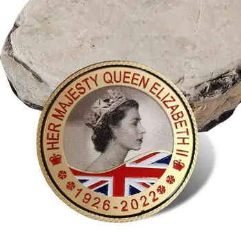 Памятная Монета Британской Королевы 1926-2022 Памятная Монета Королевы Англии, Не Обращающаяся Юбилейная Монета Для Коллекционеров Royal Home