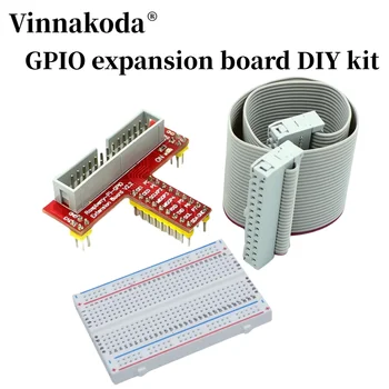Плата расширения GPIO DIY Kit Подключает кабель премиум-класса с макетной платой на 400 отверстий, плату адаптера GPIO