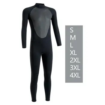 Полный гидрокостюм, водолазный костюм, неопреновый эластичный гидрокостюм с длинным рукавом, гидрокостюм всего тела для подводного плавания, гребли на каноэ, серфинга