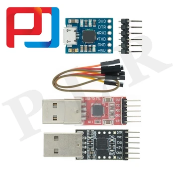 Последовательный Преобразователь STC Заменит FT232 CH340 PL2303 CP2102 MICRO USB для aduino CP2102 USB 2.0 на Модуль разъема UART TTL 5PIN
