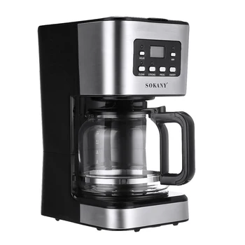 Программируемые кофеварки SK121E объемом 1,8 л на 12 чашек, электрические кофемашины Cafetera для приготовления эспрессо с функцией автоматического отключения на 2 часа для дома